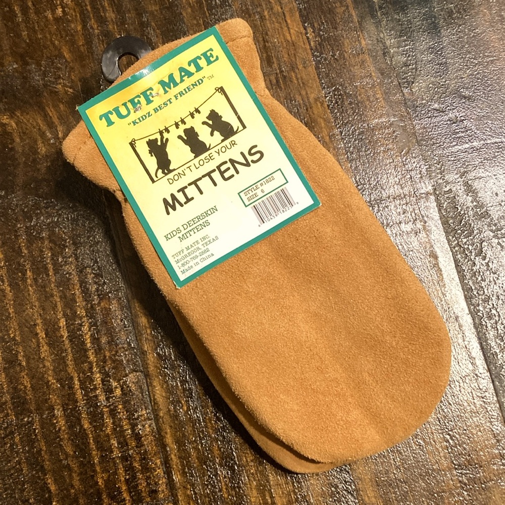 New!! Kids Deerskin Mittens